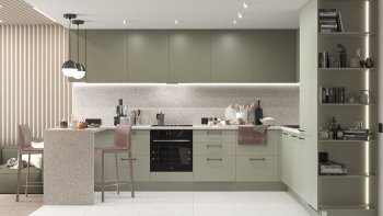Тренды и новые цвета в дизайне современных кухонь в 2023 году в Нижнекаменке - nizhnekamenka.mebel54.com | фото