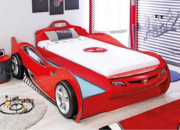 CARBED Кровать-машина Coupe с выдвижной кроватью Red 20.03.1306.00 в Нижнекаменке - nizhnekamenka.mebel54.com | фото