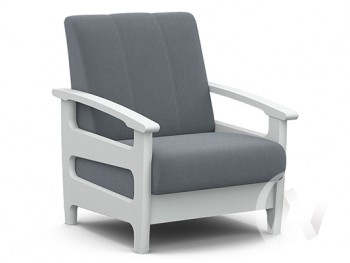 Кресло для отдыха Омега (снег лак/CATANIA SILVER) в Нижнекаменке - nizhnekamenka.mebel54.com | фото