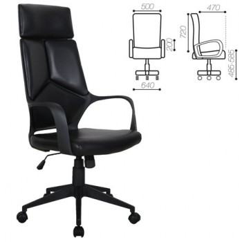 Кресло офисное BRABIX Prime EX-515 (экокожа) в Нижнекаменке - nizhnekamenka.mebel54.com | фото