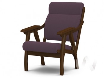 Кресло Вега-10 (орех лак/ULTRA PLUM) в Нижнекаменке - nizhnekamenka.mebel54.com | фото