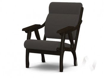 Кресло Вега-10 (венге лак/ULTRA GRAFIT) в Нижнекаменке - nizhnekamenka.mebel54.com | фото