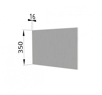 Панель торцевая (для шкафа горизонтального глубокого) ГПГ Ройс (Графит софт) в Нижнекаменке - nizhnekamenka.mebel54.com | фото