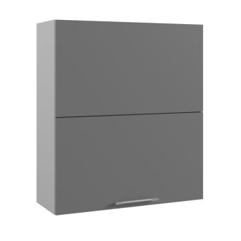 Ройс ПГПМ 800 Шкаф верхний Blum Aventos HF (Графит софт/корпус Серый) в Нижнекаменке - nizhnekamenka.mebel54.com | фото